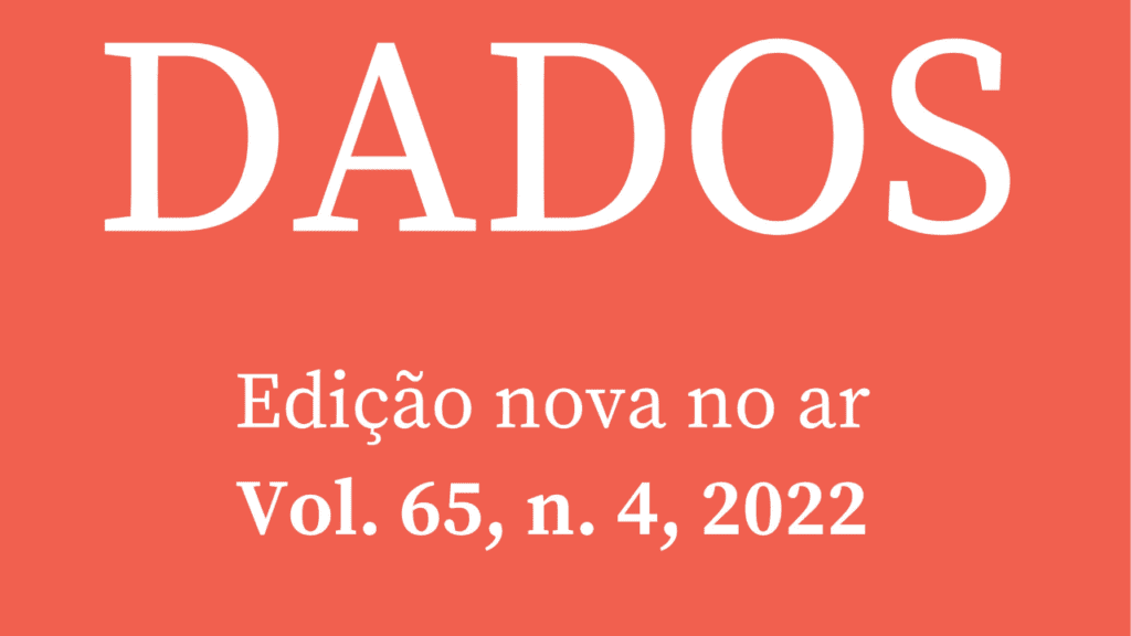 DADOS vol. 65, n.4, 2022