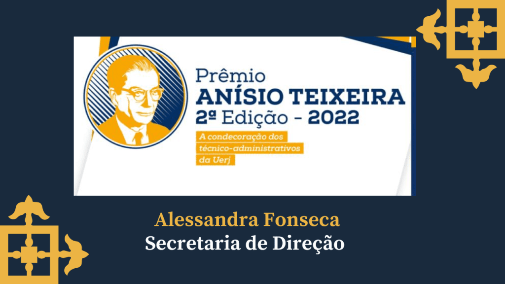 Servidora do IESP-UERJ recebe Menção Honrosa no Prêmio Anísio Teixeira 2022