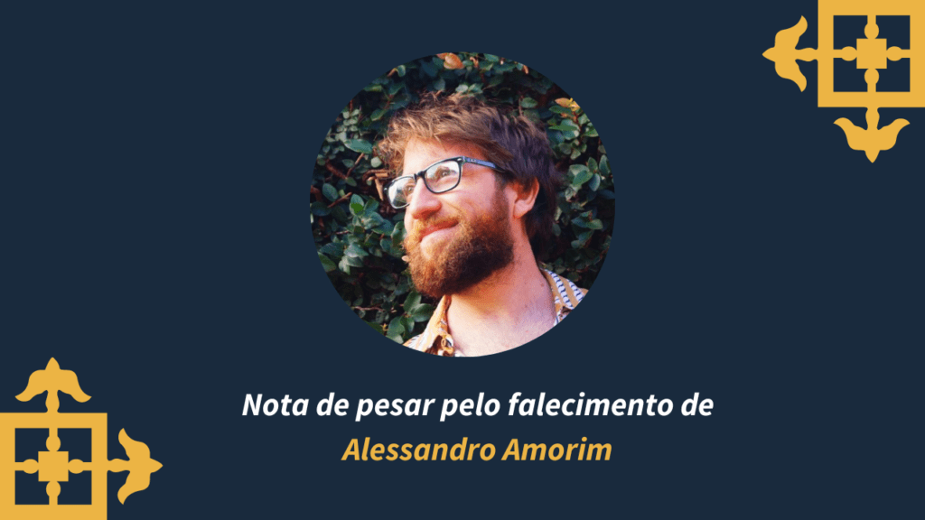 Nota de pesar pelo falecimento de Alessandro Amorim