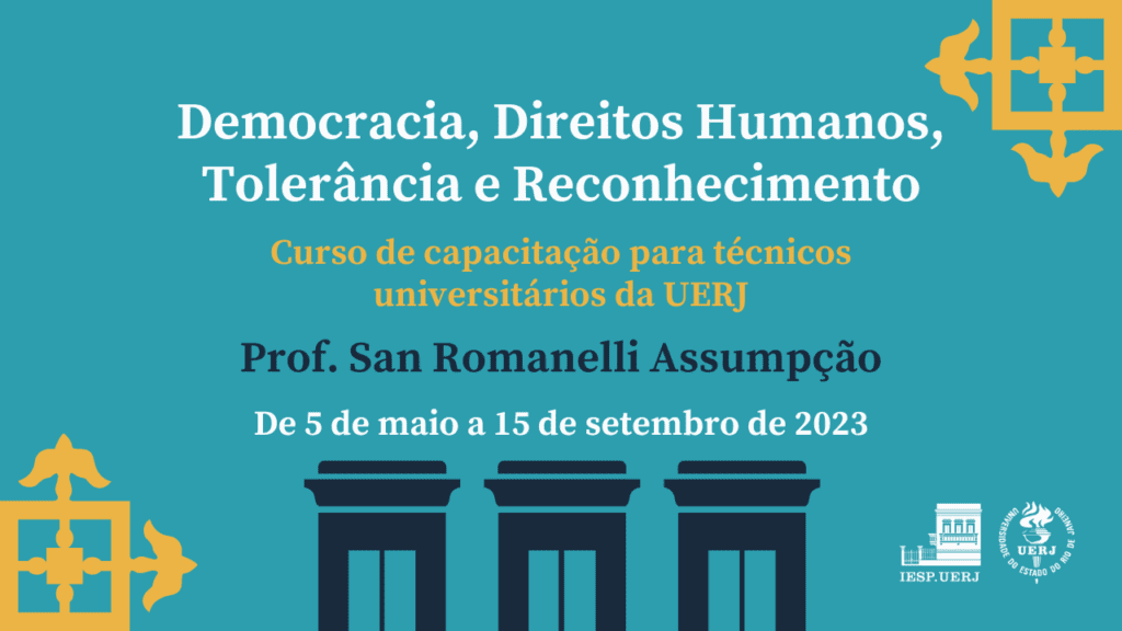 Curso Democracia, Direitos Humanos, Tolerância e Reconhecimento