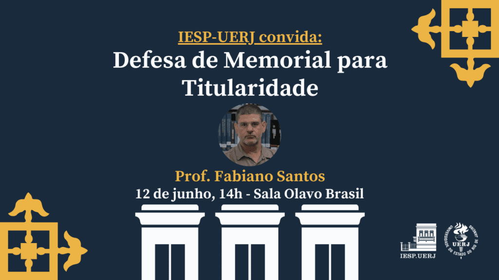 Defesa de Memorial para Titularidade: Fabiano Santos