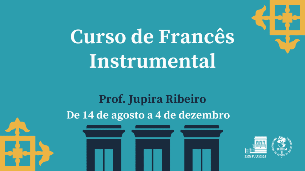 Curso de Francês Instrumental, com a Prof. Jupira Ribeiro