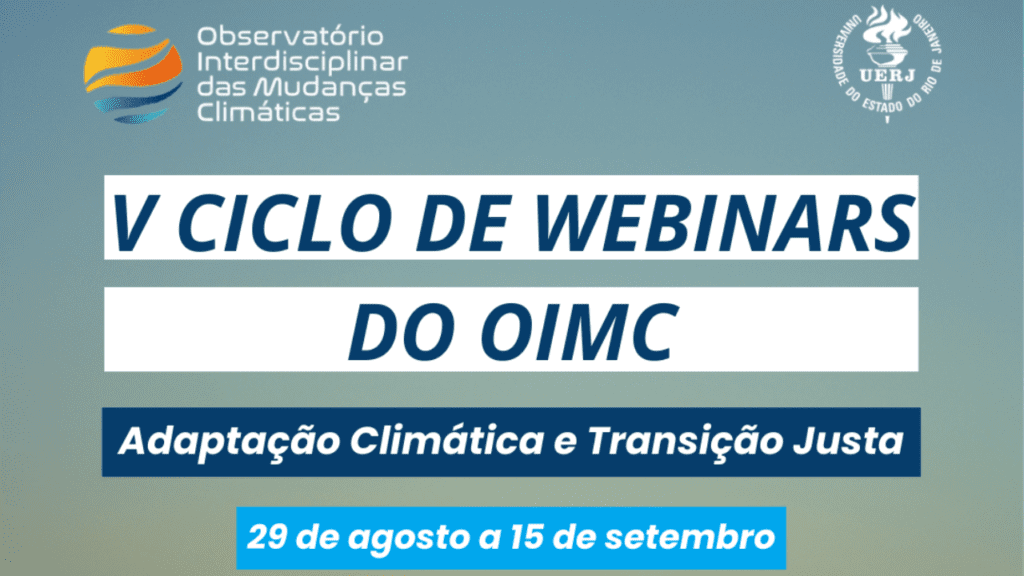 V Ciclo de Webinars do OIMC – Inscrições abertas