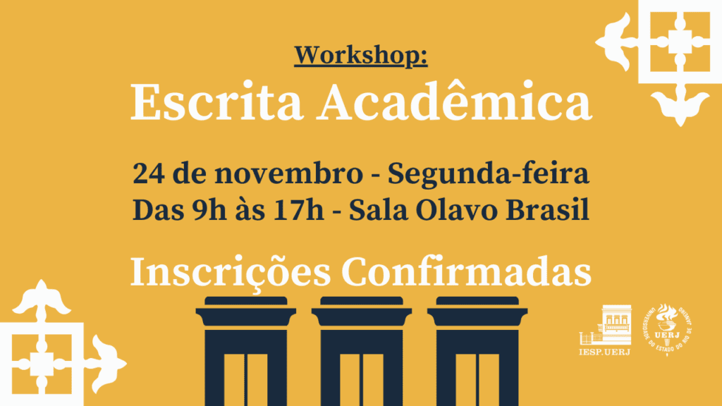 Workshop de Escrita Acadêmica – Inscrições confirmadas