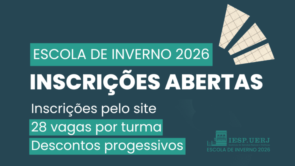 Escola de Inverno do IESP-UERJ 2026 – Inscrições Abertas