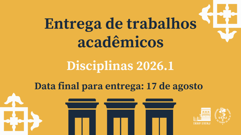 Entrega de trabalhos acadêmicos – 2026.1